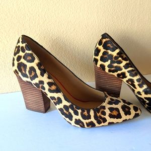 Crown vintage Emmarose leopard chunky heels size 7